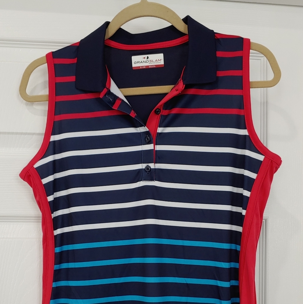 Grand Slam Sleeveless Golf Polo